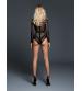Seductively Sheer and Cheeky Body - Black -  Large