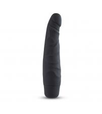 Silicone Willy's - Slim - 6.5 Inch Vibrating Dildo - Black