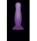 Luminous Glow-in-the-Dark Butt Plug - Medium - Purple
