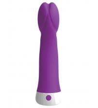 Threesome Wall Banger G Silicone Vibrator - Purple