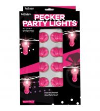 Light Up Pink Pecker String Lights