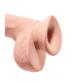 King Cock Plus Triple Density 9 Cock With Balls - Flesh