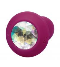 Power Gem Vibrating Petite Crystal Probe - Purple