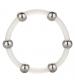 Steel Beaded Silicone Ring - X-Large