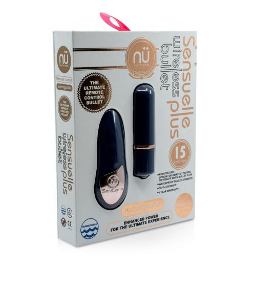 Sensuelle Remote Control Wireless Bullet Plus - Navy Blue