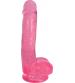 Lollicock 7 Inch Slim Stick With Balls - Cherry Ice