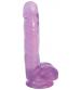 Lollicock 7 Inch Slim Stick With Balls - Grape Ice