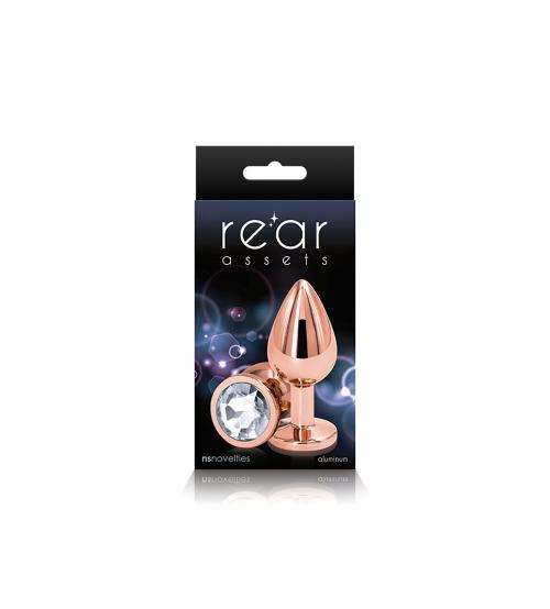Rear Assets - Rose Gold - Medium - Clear