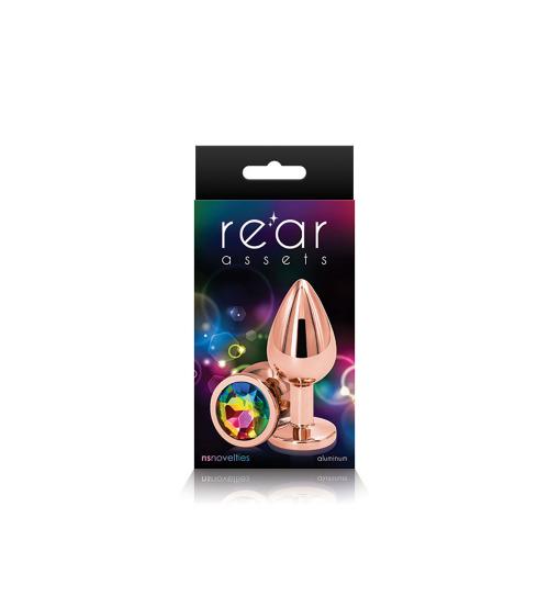 Rear Assets - Rose Gold - Medium - Rainbow