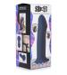 Squeezable Thick Phallic Dildo - Blue