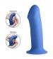 Squeezable Thick Phallic Dildo - Blue