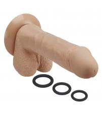 Pro Sensual Series 8 Inch Silicone Pro Odorless  Dong - Tan