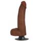 Jock 8 Inch  Vibrating Dong With Balls