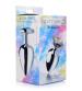 Rainbow Prism Heart Anal Plug - Large
