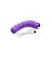 Silicone Beaded Vibrator - Violet