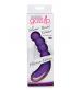 Silicone Beaded Vibrator - Violet
