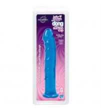 Jelly Jewel Dong With Suction Cup - Sapphire