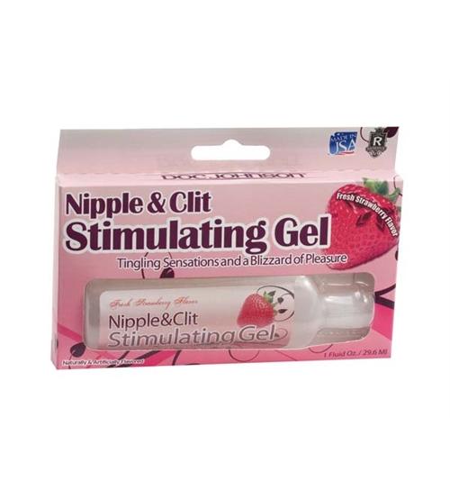 Nipple and Clit Stimulating Gel 1 Oz  - Strawberry