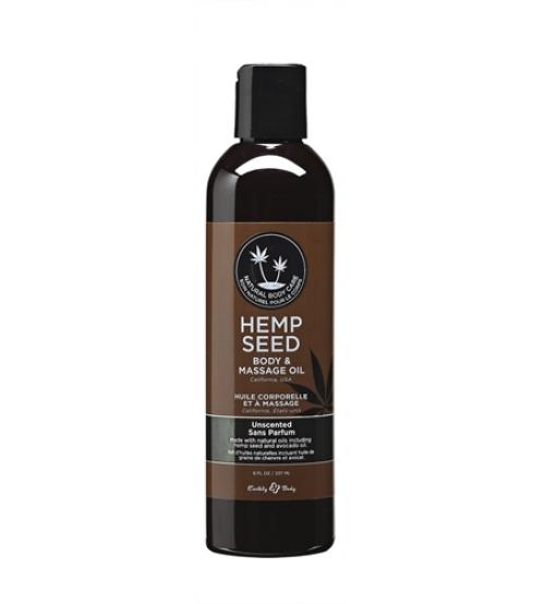Hemp Seed Massage Oil - 8 Fl. Oz. - Unscented
