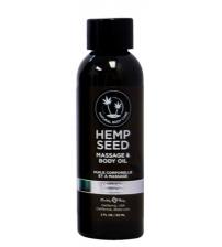 Hemp Seed Massage Oil - 2 Fl. Oz. - Lavender