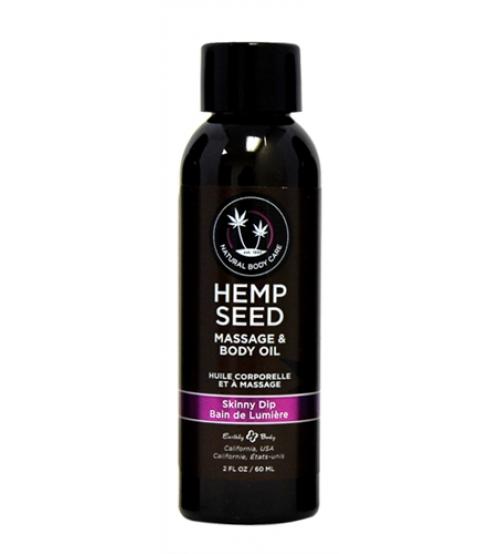 Hemp Seed Massage Oil - 2 Fl. Oz. - Skinny Dip