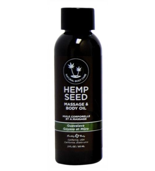 Hemp Seed Massage Oil - 2 Fl. Oz. - Guavalava