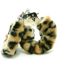 Plush Love Cuffs - Leopard