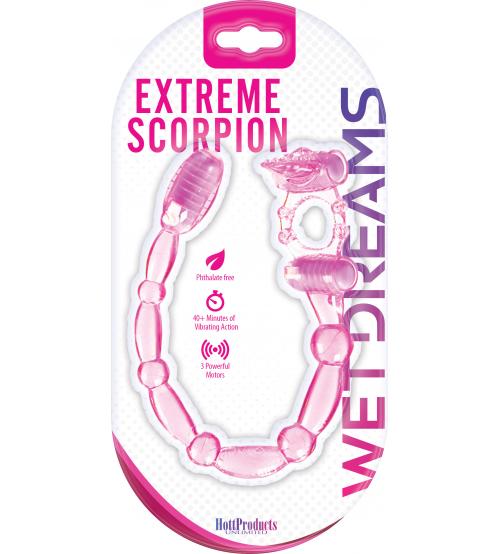 Super Xtreme Vibe Scorpion With Dual Stinger Anal Vibe - Magenta