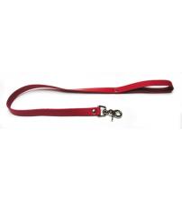 Leather Leash - Red