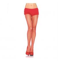 Industrial Net Pantyhose - One Size - Red