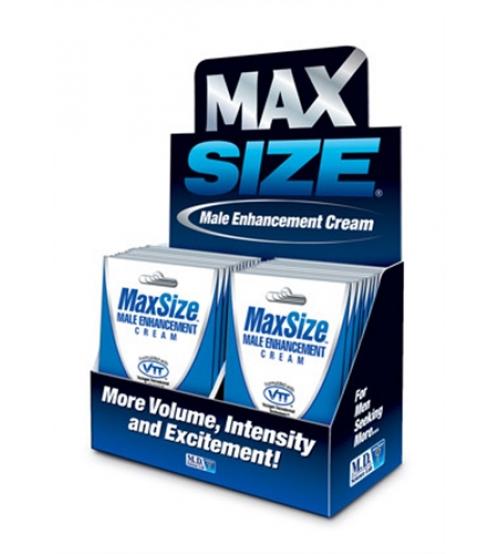 Max Size Cream - 24 Packets Display