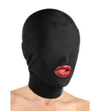 Spandex Hood With Padded Eyes and Open Mouth
