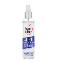 Adam and Eve 4 in 1 Pure and Clean Misting Toy   Cleaner 2 Oz