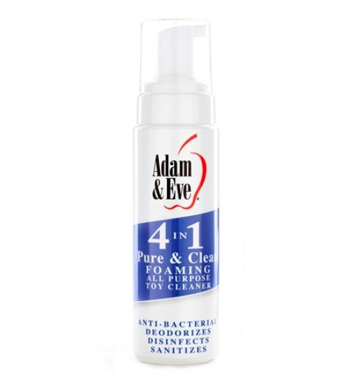 Adam and Eve 4 in 1 Pure and Clean Foaming Toy  Cleaner 8 Oz