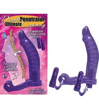 Double Penetrator Ultimate Cockring-Purple