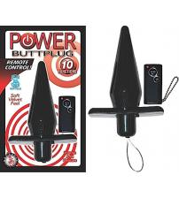 Power Buttplug Remote Control - Black