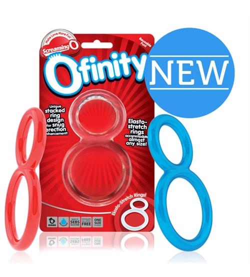 Ofinity Double Ring - 6 Count Box - Assorted