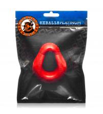 Hung Padded Cockring Oxballs - Red