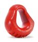 Hung Padded Cockring Oxballs - Red