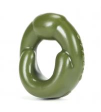 Grip Cockring Fat Padded U-Shaped Cockring - Army