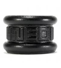 Neo 1.25 Inch Short Ball Stretcher Squishy Silicone - Smoke Black
