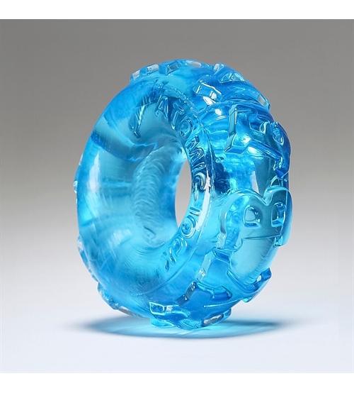 Jelly Bean Cockring Atomic Jock - Ice Blue